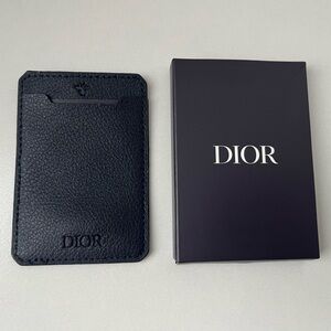 Authentic Dior Phone Card Holder in navy